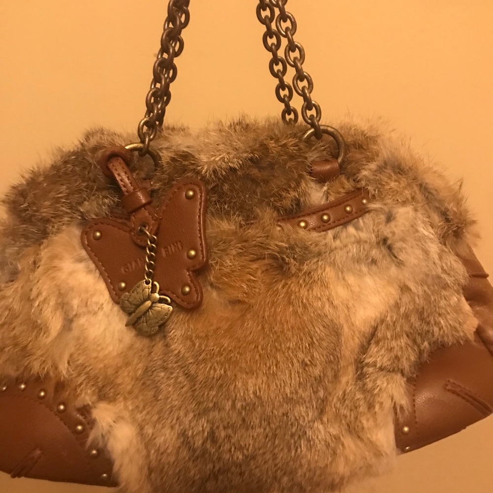 Gianni Bini faux fur purse